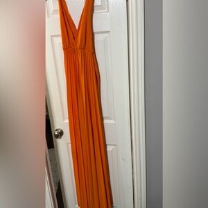 ASOS pleated maxi dress